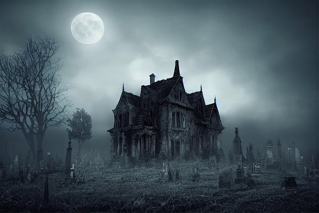 A spooky house